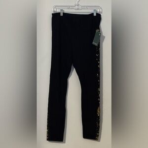 NWT Lysse leggings dressy sparkle sequins dark fairy soft stretchy double knit